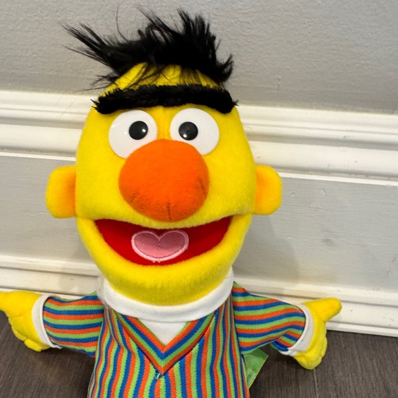 NWOT Sesame Street Bert 14” in Plush Stuffed Animal Toy Kids Toddlers Baby - Picture 2 of 6